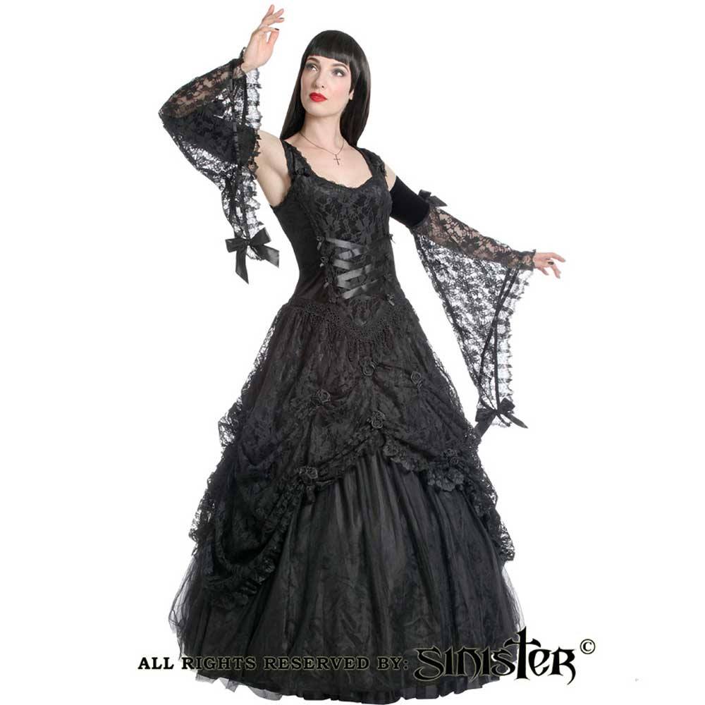 Sinister - 914 Long dress - Black Product image